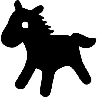 Horse as drawn by Google in Android 4.3