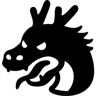 ドラゴンの顔 as drawn by Google in Android 4.3