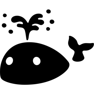 Spouting Whale as drawn by Google in Android 4.3