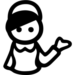Person Tipping Hand, the previous design