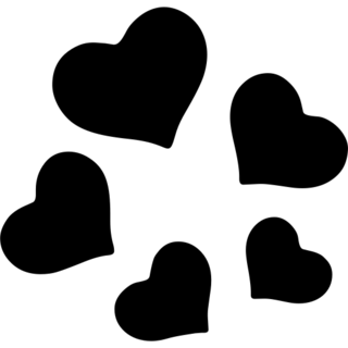 Revolving Hearts as drawn by Google in Android 4.3