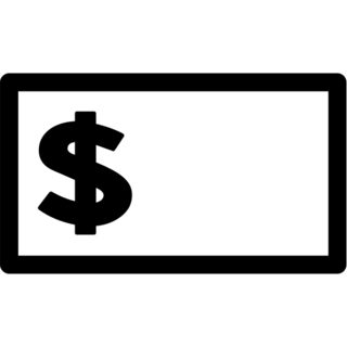 Dollar Banknote as drawn by Google in Android 4.3