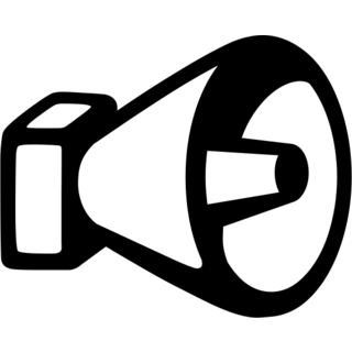 Loudspeaker as drawn by Google in Android 4.3