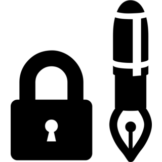 Locked with Pen, the previous design