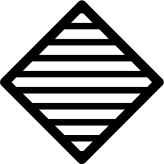 Large Orange Diamond, the previous design
