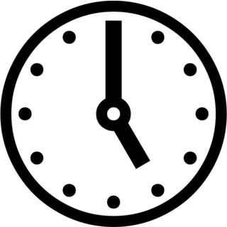 Five O’clock as drawn by Google in Android 4.3