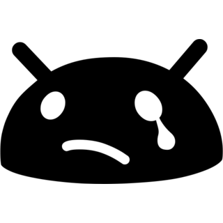 Crying Face as drawn by Google in Android 4.3