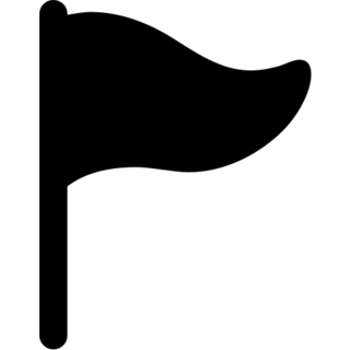 Triangular Flag as drawn by Google in Android 4.3