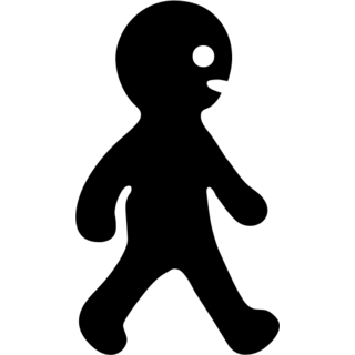 Person Walking, the previous design