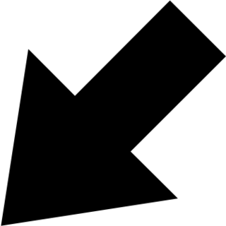 Down-Left Arrow as drawn by Google in Android 4.3