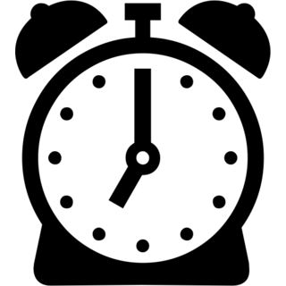 Alarm Clock as drawn by Google in Android 4.3