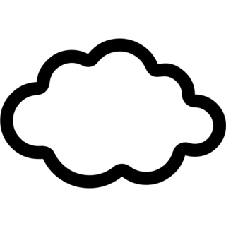 Cloud as drawn by Google in Android 4.3