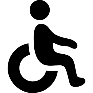 Wheelchair Symbol, the previous design