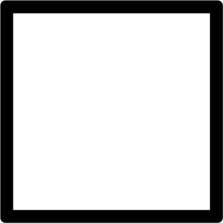 White Large Square as drawn by Google in Android 4.3