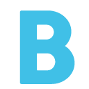 Regional Indicator Symbol Letter B, the design in this release