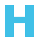 Regional Indicator Symbol Letter H, the previous design