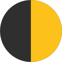 First Quarter Moon as drawn by Google in Android 4.4