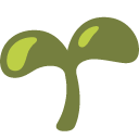 Seedling as drawn by Google in Android 4.4