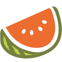 Watermelon as drawn by Google in Android 4.4