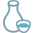 Sake as drawn by Google in Android 4.4