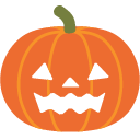 Jack-O-Lantern as drawn by Google in Android 4.4