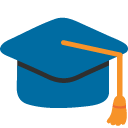 Graduation Cap as drawn by Google in Android 4.4