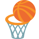 Basketball as drawn by Google in Android 4.4