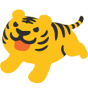Tiger as drawn by Google in Android 4.4