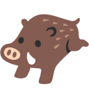 Boar as drawn by Google in Android 4.4