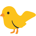 Bird as drawn by Google in Android 4.4