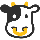 Cow Face as drawn by Google in Android 4.4