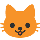 Cat Face as drawn by Google in Android 4.4