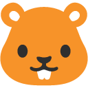 Hamster as drawn by Google in Android 4.4