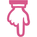 Backhand Index Pointing Down, the previous design