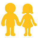 Woman and Man Holding Hands, the design in this release