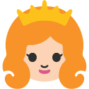 Princess as drawn by Google in Android 4.4
