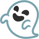 Ghost as drawn by Google in Android 4.4