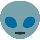 Alien as drawn by Google in Android 4.4