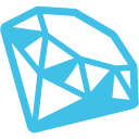 Gem Stone as drawn by Google in Android 4.4