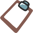 Clipboard as drawn by Google in Android 4.4