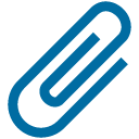 Paperclip as drawn by Google in Android 4.4