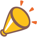 Megaphone as drawn by Google in Android 4.4