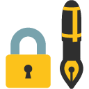 Locked with Pen, the previous design
