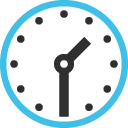 One-Thirty as drawn by Google in Android 4.4