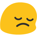 Pensive Face, the previous design