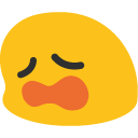 Weary Face as drawn by Google in Android 4.4