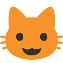 Grinning Cat, the previous design