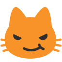 Cat with Wry Smile, the previous design