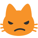 Pouting Cat, the previous design