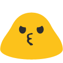 Person Pouting as drawn by Google in Android 4.4